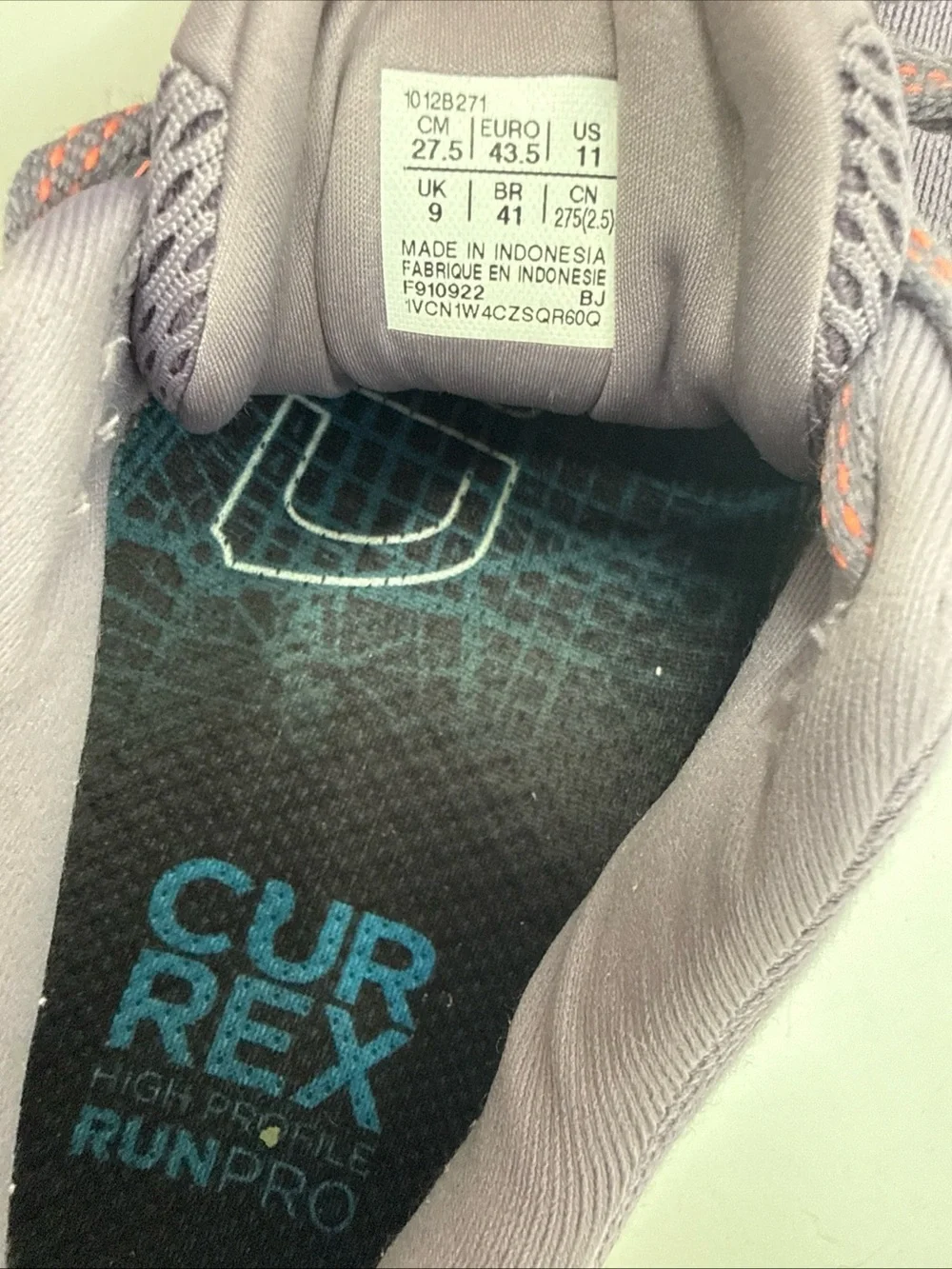 ASICS Lavender Athletic Running Shoes with Pink Accents